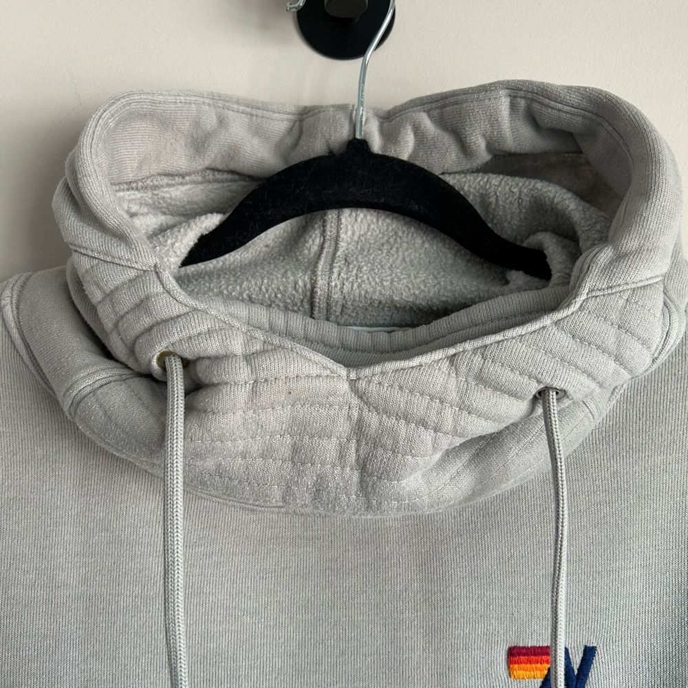 Aviator Nation Ninja Hoodie Light Grey Womens XS - Picture 5 of 8